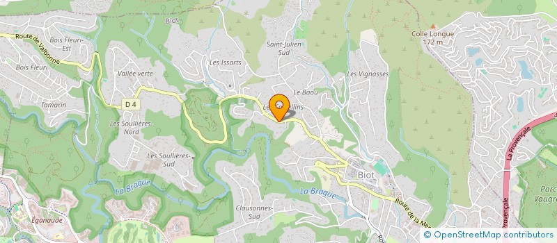 localisation de l'entreprise S.C.I PAPASTOM  BIOT