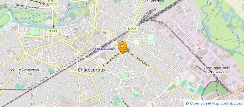 localisation de l'entreprise S.C.I. PAPIN  CHATEAUROUX