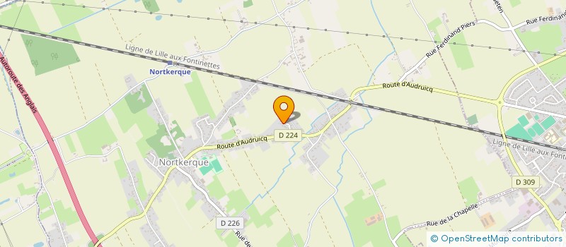 localisation de l'entreprise S.C.I. PARIVAN  NORTKERQUE