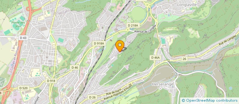 localisation de l'entreprise S.C.I. PARNISARI AND CO  HERSERANGE