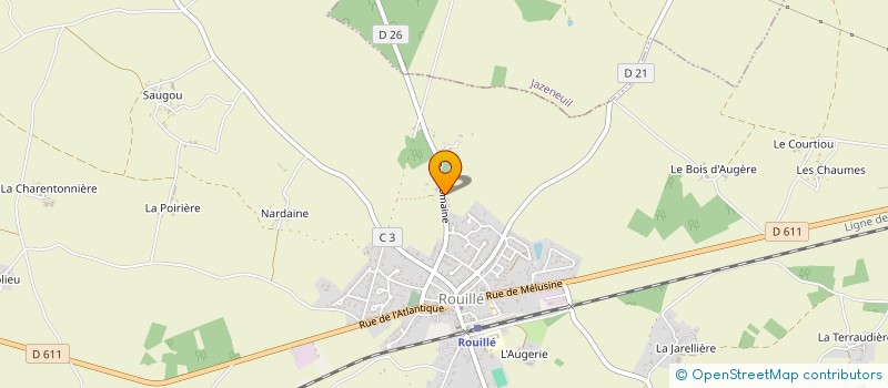 localisation de l'entreprise S.C.I. PARTHENAY DES LOGES  MENIGOUTE