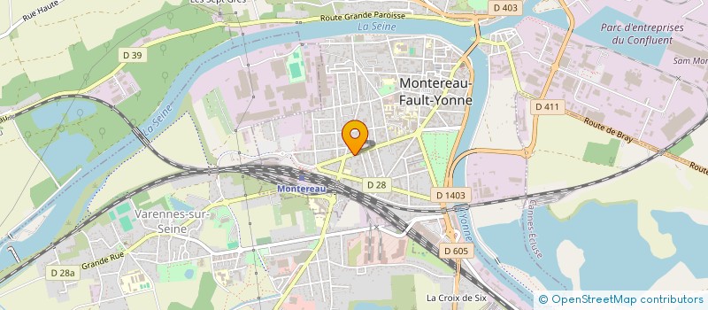 localisation de l'entreprise S.C.I. PAVARD à MONTEREAU-FAULT-YONNE