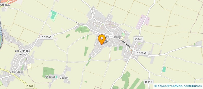 localisation de l'entreprise S.C.I. PDG à SAINTE-SOULLE