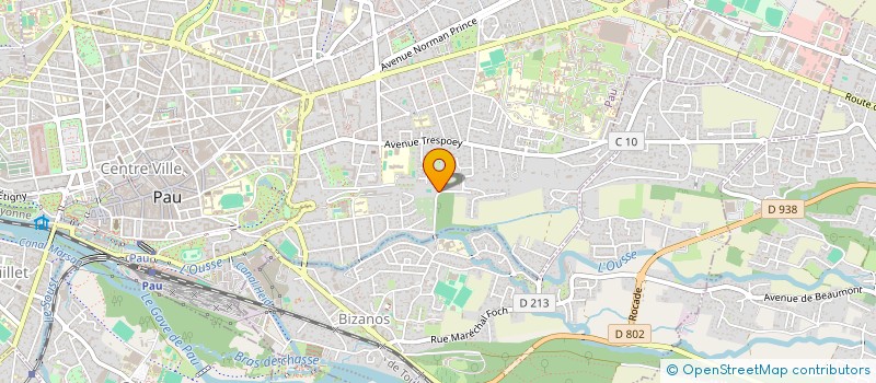 localisation de l'entreprise S.C.I. PDS à PAU