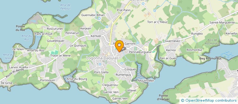 localisation de l'entreprise S.C.I. PEGASE  LOGONNA-DAOULAS