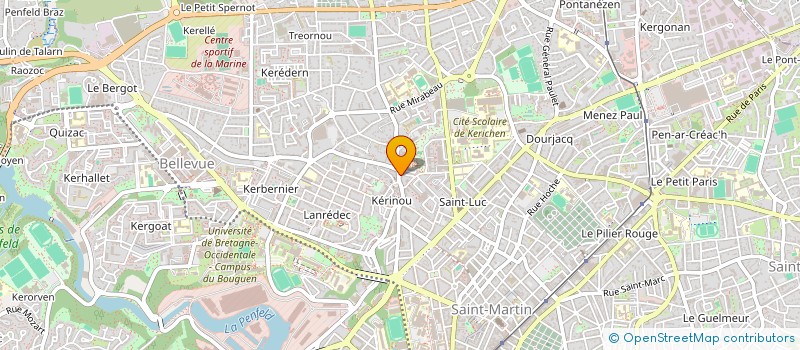 localisation de l'entreprise S.C.I. PEHANN  BREST