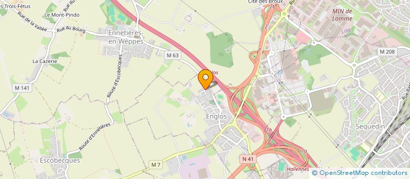 localisation de l'entreprise S.C.I. PEROMA  ENGLOS