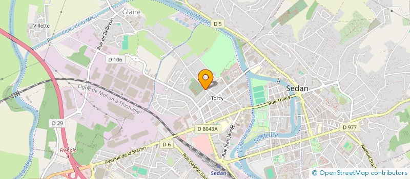 localisation de l'entreprise S.C.I PERRINE  SEDAN