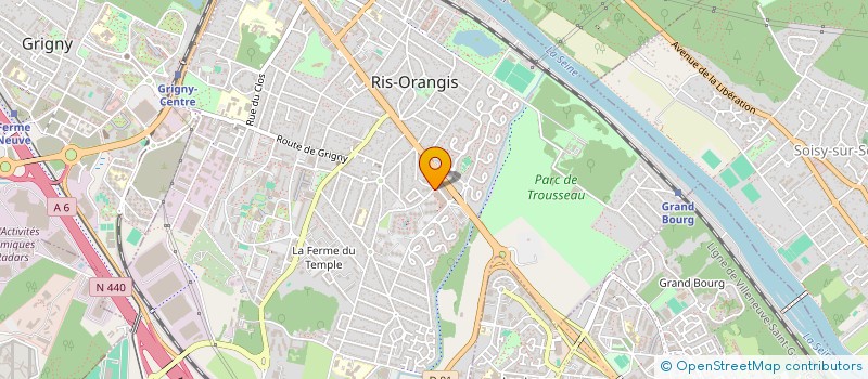 localisation de l'entreprise S.C.I. PGLM à RIS-ORANGIS