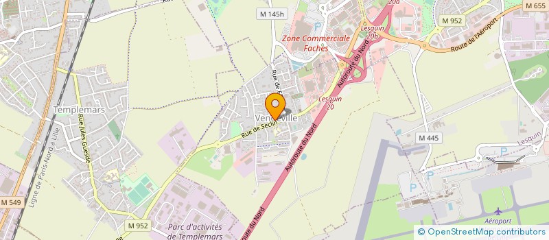 localisation de l'entreprise S.C.I. PHENIX  VENDEVILLE