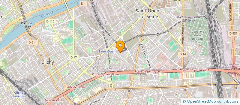 localisation de l'entreprise S.C.I. PHITA à SAINT-OUEN-SUR-SEINE