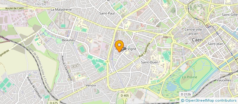 localisation de l'entreprise S.C.I. PIERICE  CAEN
