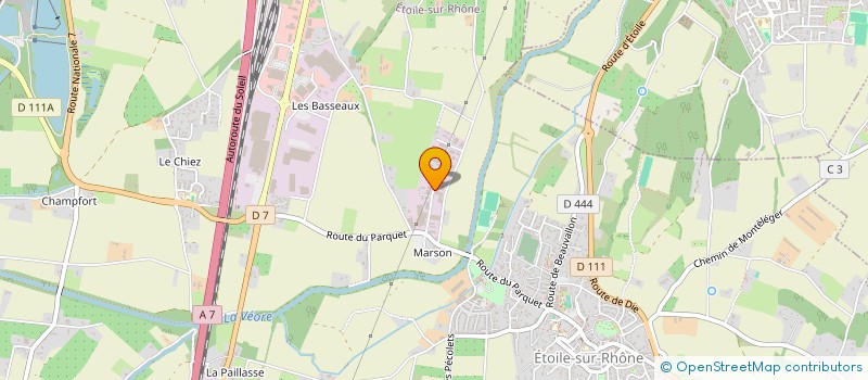 localisation de l'entreprise S.C.I. PIERRE  ETOILE-SUR-RHONE