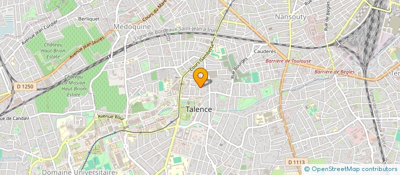 localisation de l'entreprise S.C.I PIGUPA  TALENCE