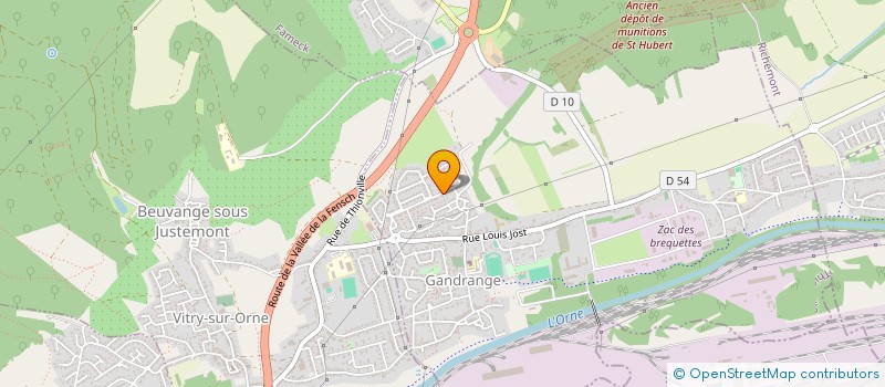 localisation de l'entreprise S C I PITCHIMMO  GANDRANGE