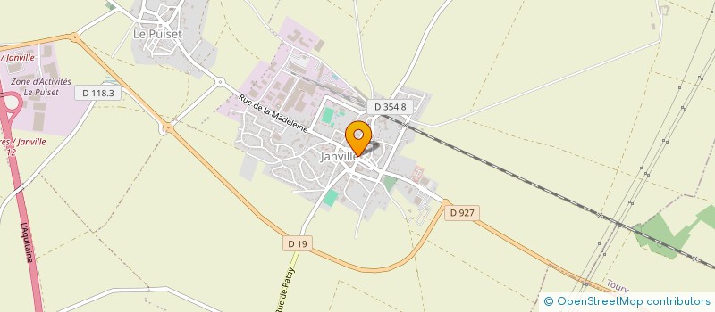 localisation de l'entreprise S.C.I. PJ3 à JANVILLE-EN-BEAUCE
