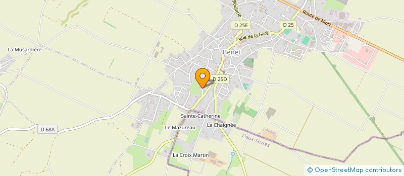 localisation de l'entreprise S.C.I. PLAISANCE  BENET