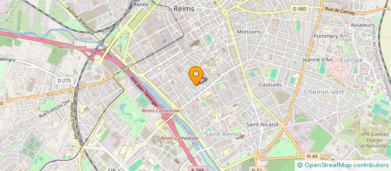 localisation de l'entreprise S.C.I. PLUME  REIMS