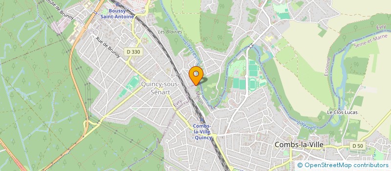 localisation de l'entreprise S.C.I PLVV  COMBS-LA-VILLE