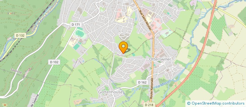 localisation de l'entreprise S.C.I. PM  SAVERNE