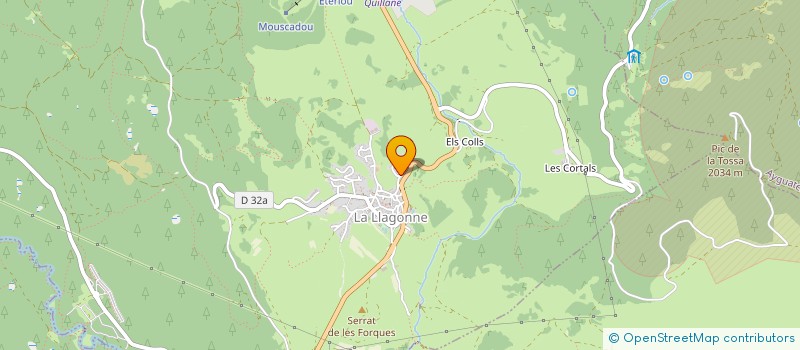 localisation de l'entreprise S.C.I. PMAC1  LA LLAGONNE