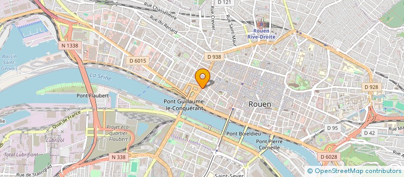 localisation de l'entreprise S.C.I. POLLUX à ROUEN