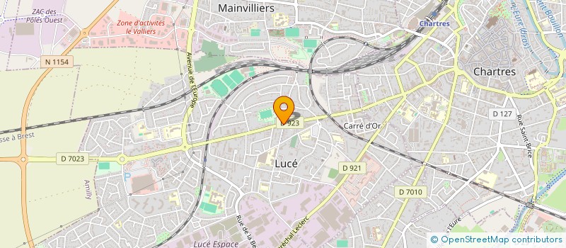 localisation de l'entreprise S.C.I. POLYSIANE à LUCE