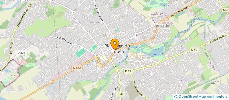 localisation de l'entreprise S.C.I. PONTUS  PLAISANCE-DU-TOUCH