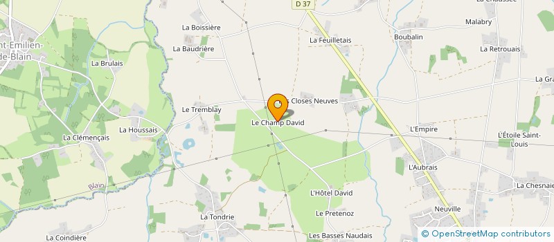 localisation de l'entreprise S.C.I. PORTE DE LA CHAPELLE  HERIC