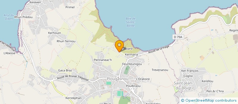 localisation de l'entreprise S.C.I. POULIQUEN FF  PLOUGASNOU