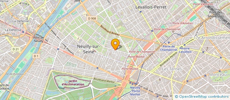 localisation de l'entreprise S.C.I. PR ET FILS à NEUILLY-SUR-SEINE