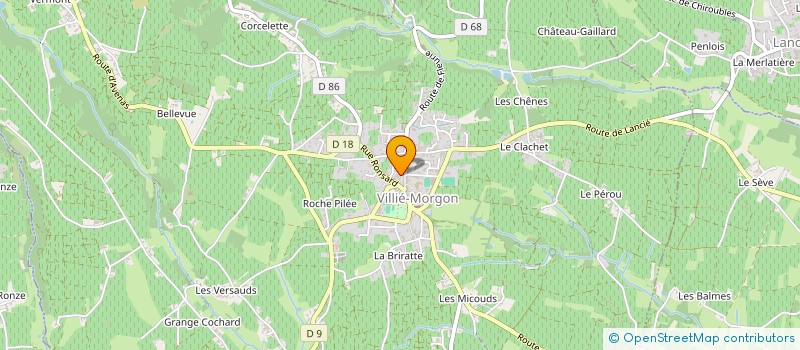 localisation de l'entreprise S.C.I PRADEN  VILLIE-MORGON