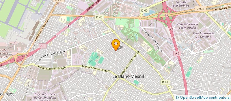 localisation de l'entreprise S.C.I. PREET à LE BLANC-MESNIL