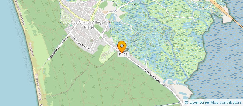 localisation de l'entreprise S.C.I. PREKARE  LE GRAND-VILLAGE-PLAGE