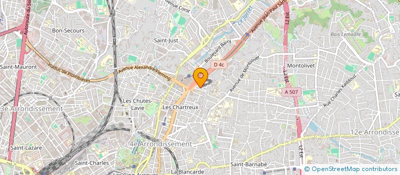 localisation de l'entreprise S.C.I PRESSI-IMMO à MARSEILLE