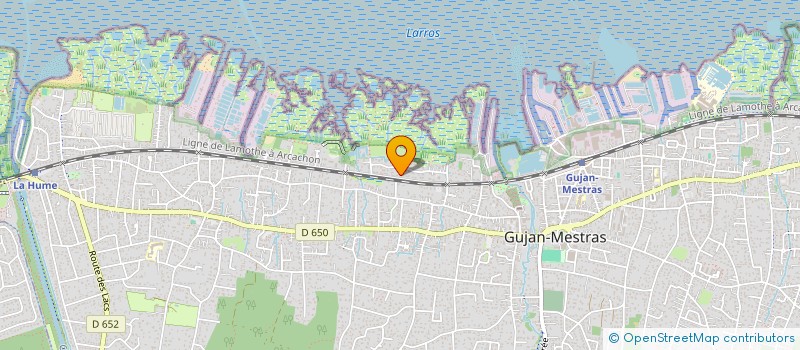 localisation de l'entreprise S.C.I. PRIMAVERA  GUJAN-MESTRAS