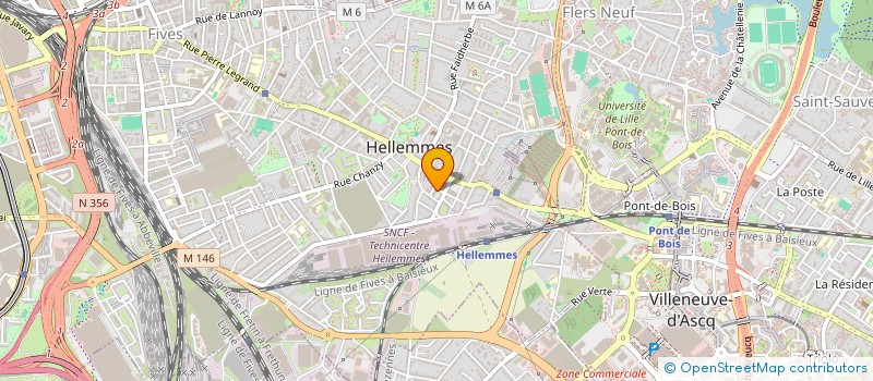 localisation de l'entreprise S.C.I. PRINAT à LILLE