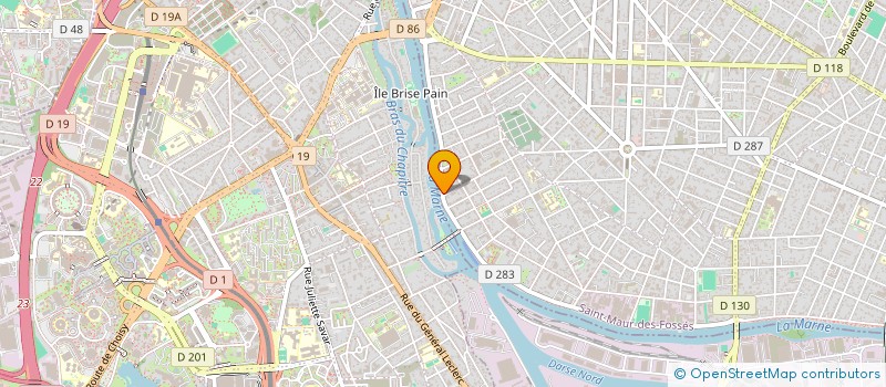 localisation de l'entreprise S.C.I PROJECT à SAINT-MAUR-DES-FOSSES