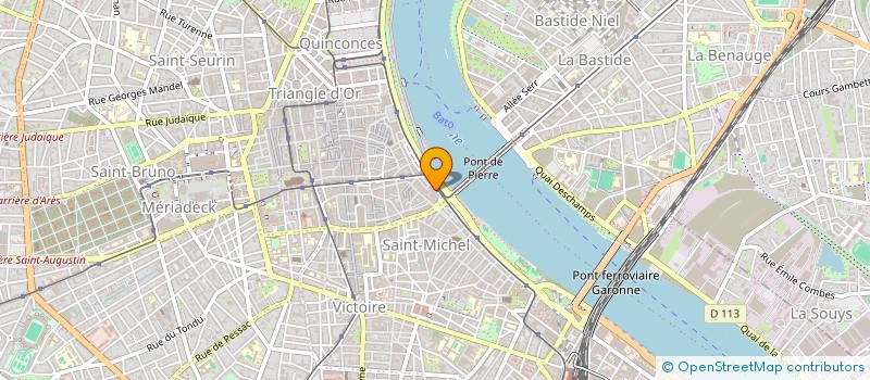 localisation de l'entreprise S.C.I. PROMO HABITAT CONSEIL  BORDEAUX