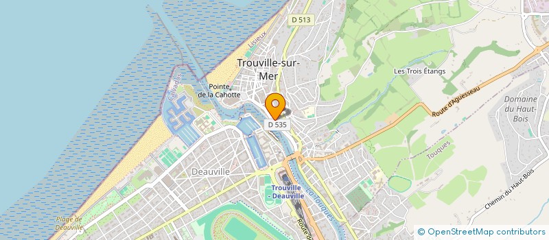 localisation de l'entreprise S.C.I. QBC TROUVILLE INVEST à TROUVILLE-SUR-MER