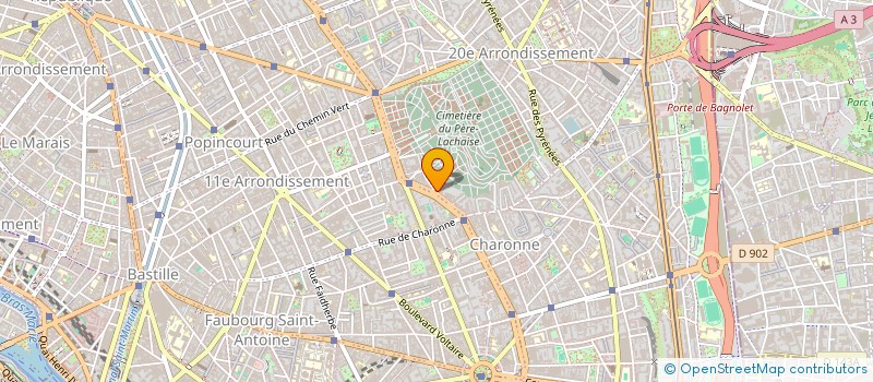localisation de l'entreprise S.C.I. QDM  PARIS