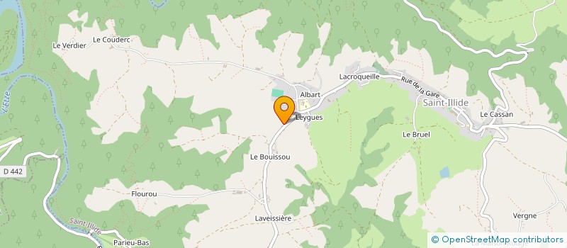 localisation de l'entreprise S.C.I. QUATRACEJ à FREIX-ANGLARDS
