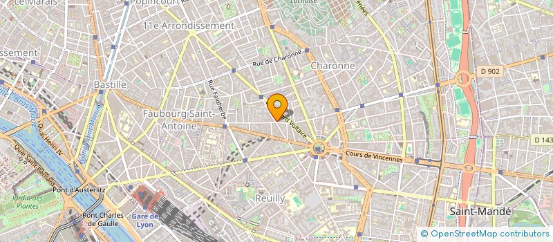 localisation de l'entreprise S.C.I. QUINTANE G.A.E.L.  PARIS