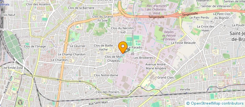 localisation de l'entreprise S.C.I R.C.H à ORLEANS