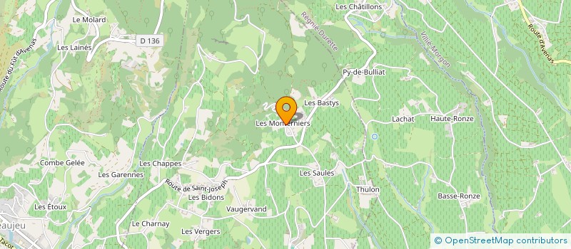 localisation de l'entreprise S.C.I R.F  LANTIGNIE