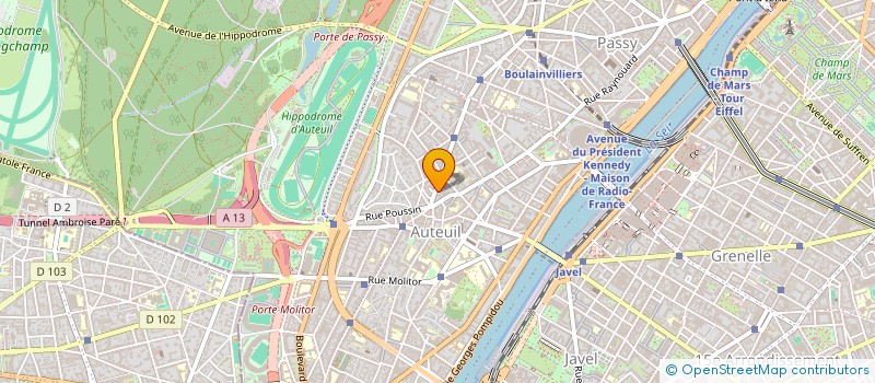 localisation de l'entreprise S.C.I R.S.L à NEUILLY-SUR-SEINE