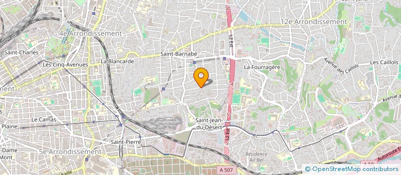 localisation de l'entreprise S.C.I RASPAIL LAURENS à MARSEILLE