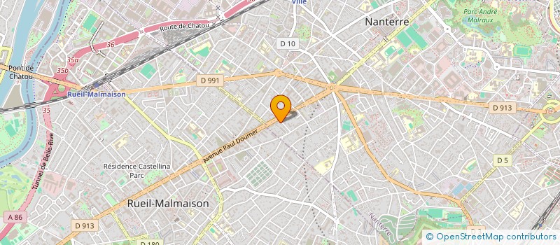 localisation de l'entreprise S.C.I. RAYMY INVESTMENT  NANTERRE