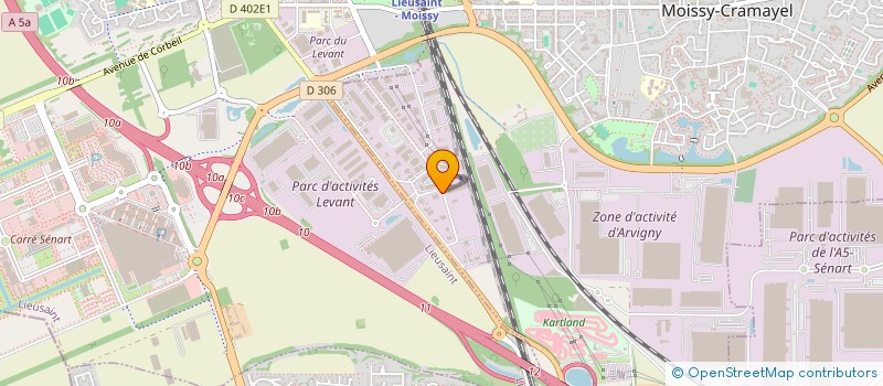 localisation de l'entreprise S.C.I. REGENCE  MOISSY-CRAMAYEL