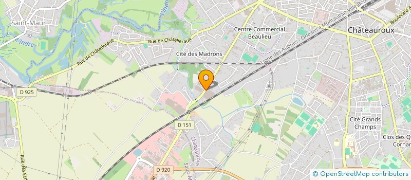 localisation de l'entreprise S.C.I. REMIGNY à CHATEAUROUX